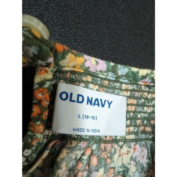 Boho Smocked-Neck Top for Girls Large (10-12) - Picture 3 of 4